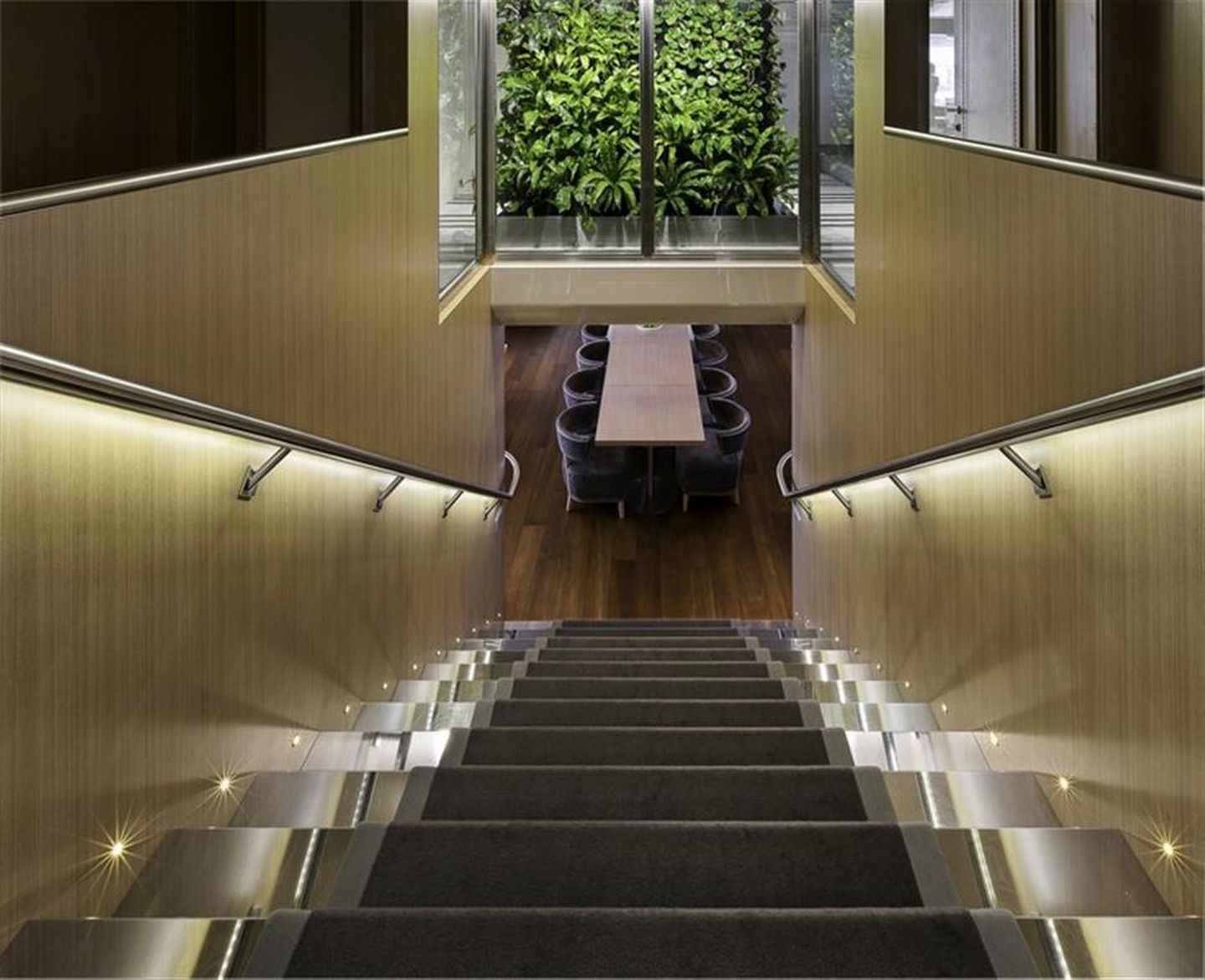 stairs down to dining and winter garden.jpg