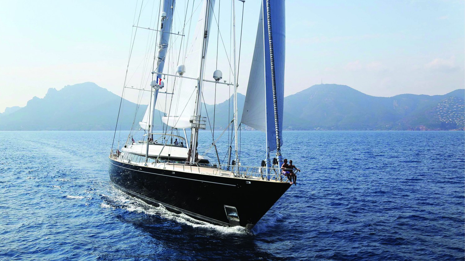 Yacht PARSIFAL III by Perini Navi - Sailing Bow.jpg