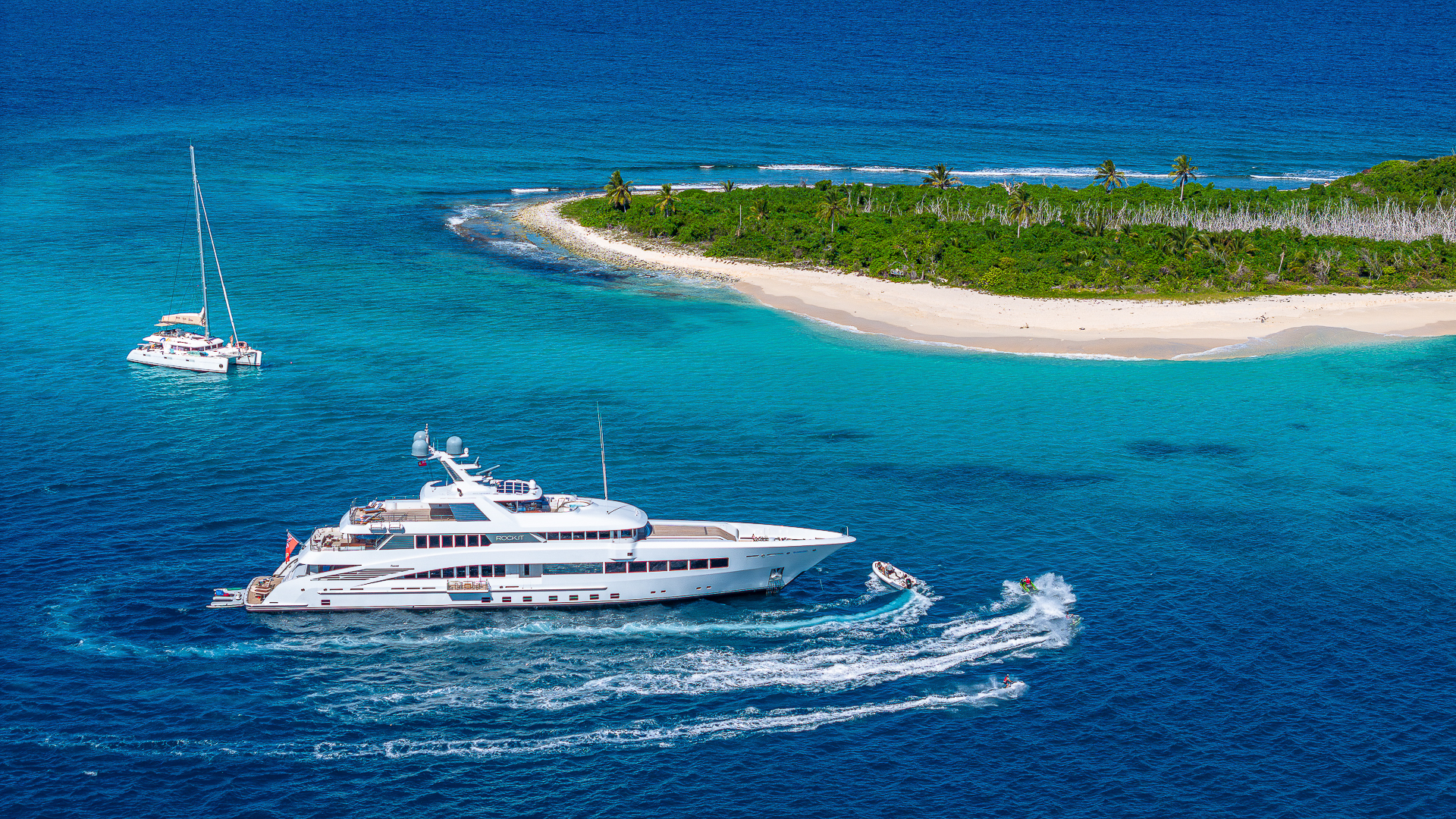 Rock It Aerial in the Virgin Islands with water toys credit Yachting Image.jpg