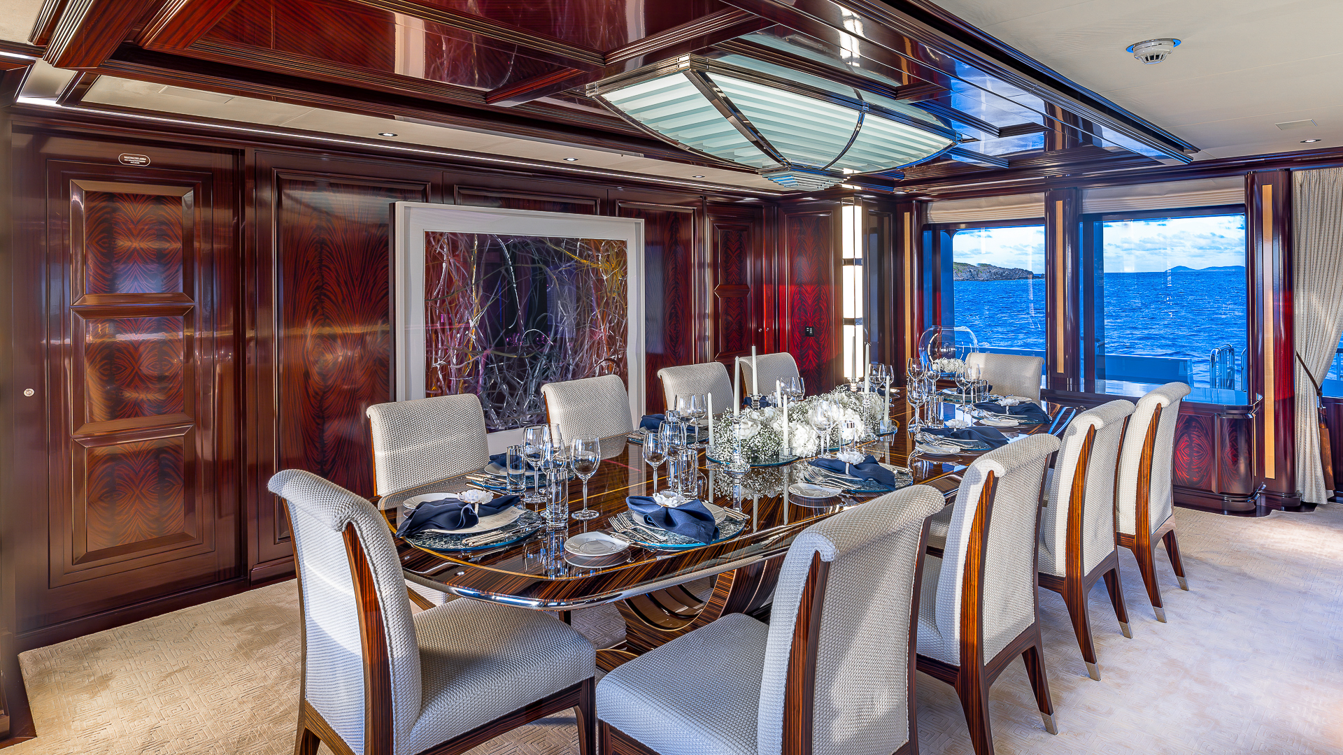 Rock It Main Saloon Formal Dining area credit Yachting Image.jpg