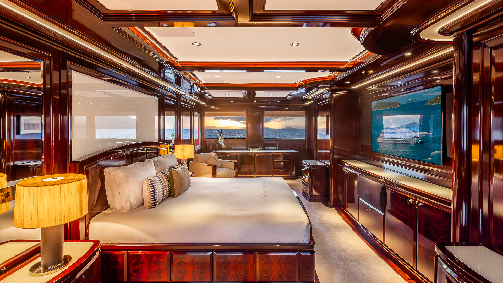 Rock It Master King Suite on the main deck forward credit Yachting Image.jpg