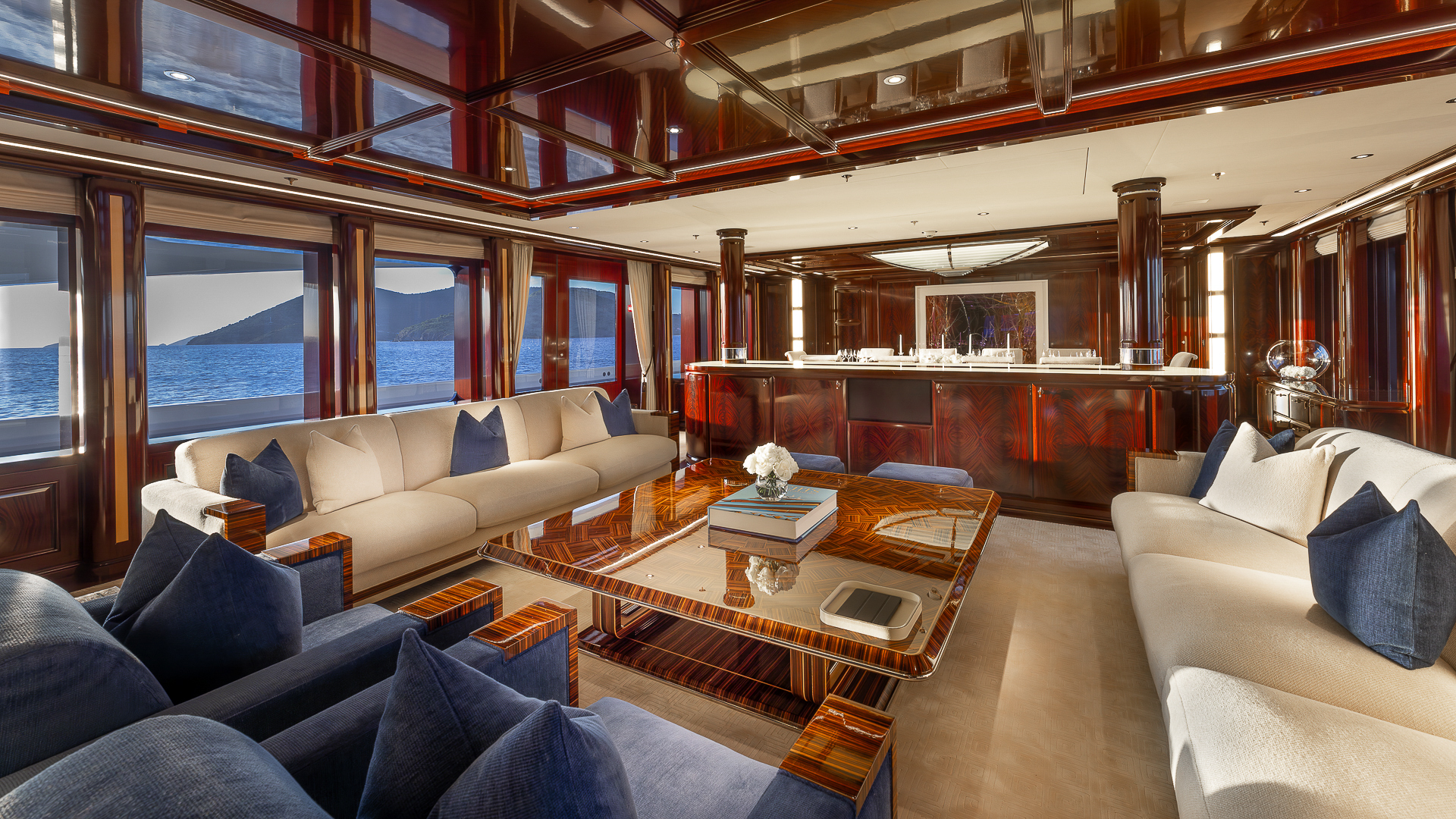 Rock It main deck seating and bar - main salon credit Yachting Image.jpg