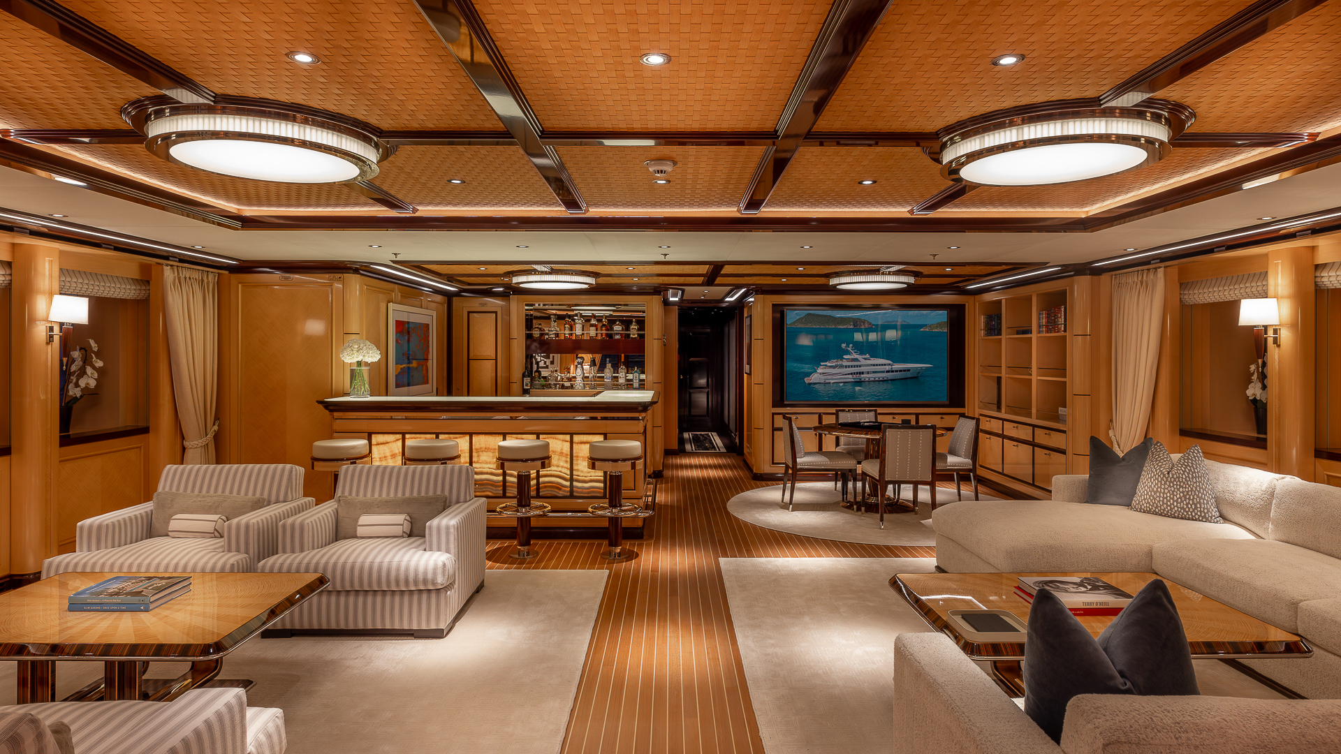 Rock It upper deck -  bar and seating area skylounge looking forward credit Yachting Image.jpg