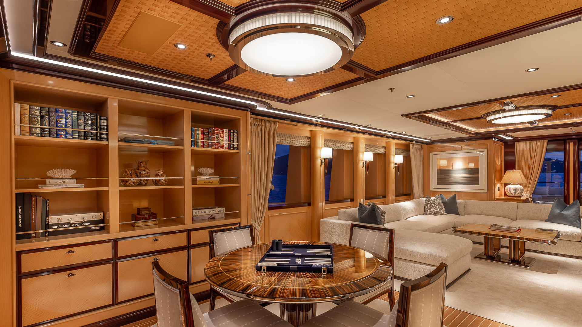 Rock It upper deck - skylounge game table credit Yachting Image.jpg