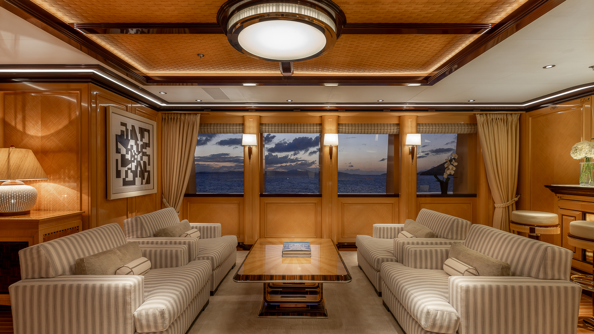 Rock It upper deck - skylounge seating to port forward credit Yachting Image.jpg