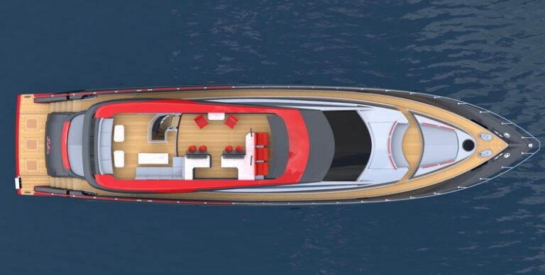 1 LSX95 yacht by Lazzara Layout Main deck