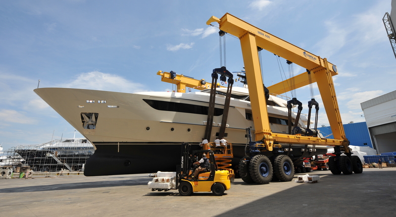 1-Launch of Sanlorenzo Yacht Therapy.JPG
