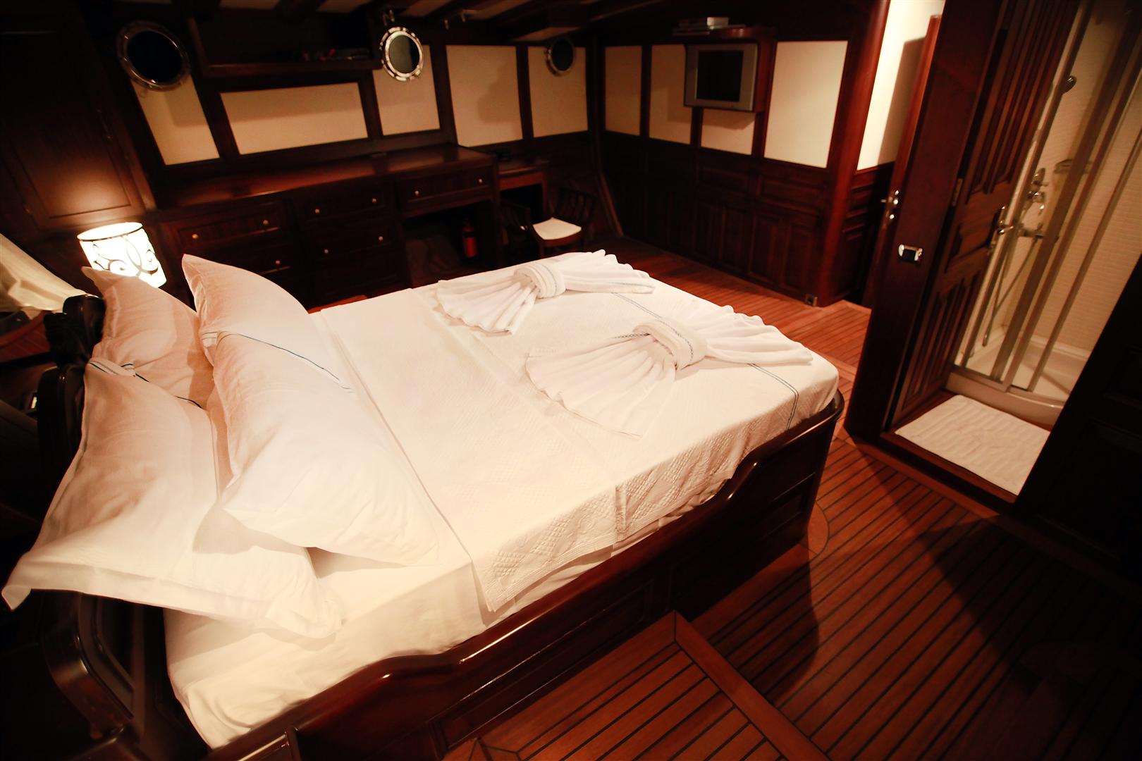 Accommodation aboard luxury Turkish Gulet Grande Mare.JPG