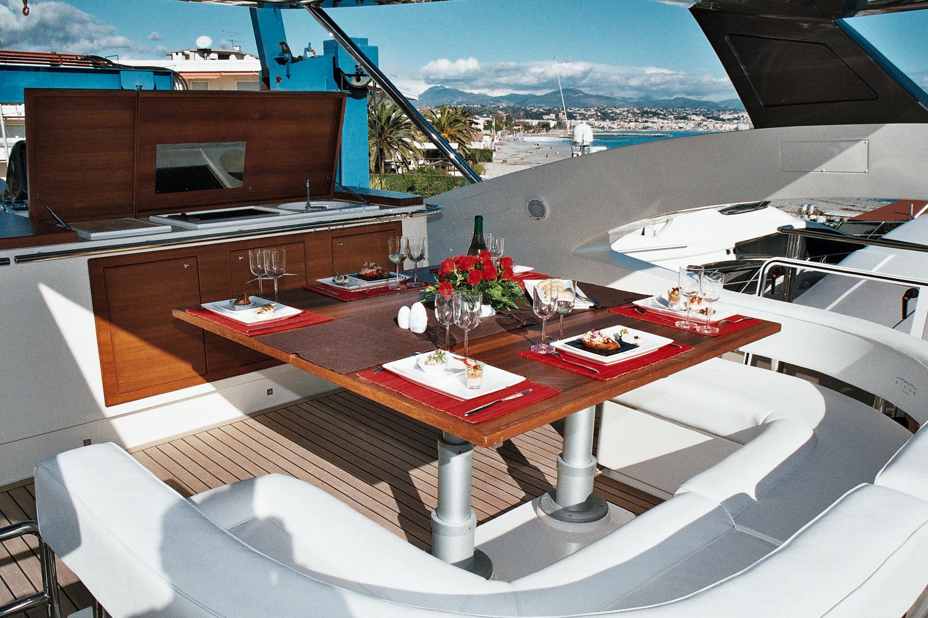 Aicon Yacht KRYS KAR - Sundeck Dining.jpg
