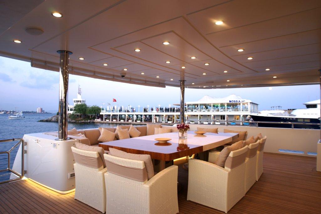 Al freasco dining area - Bilgin Yacht Tatiana.jpg