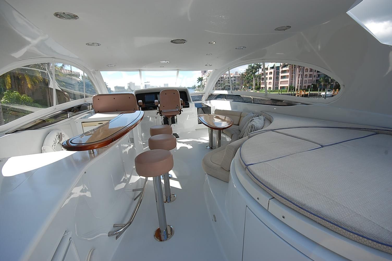 COLD GECKO. -  Flybridge looking forward.JPG