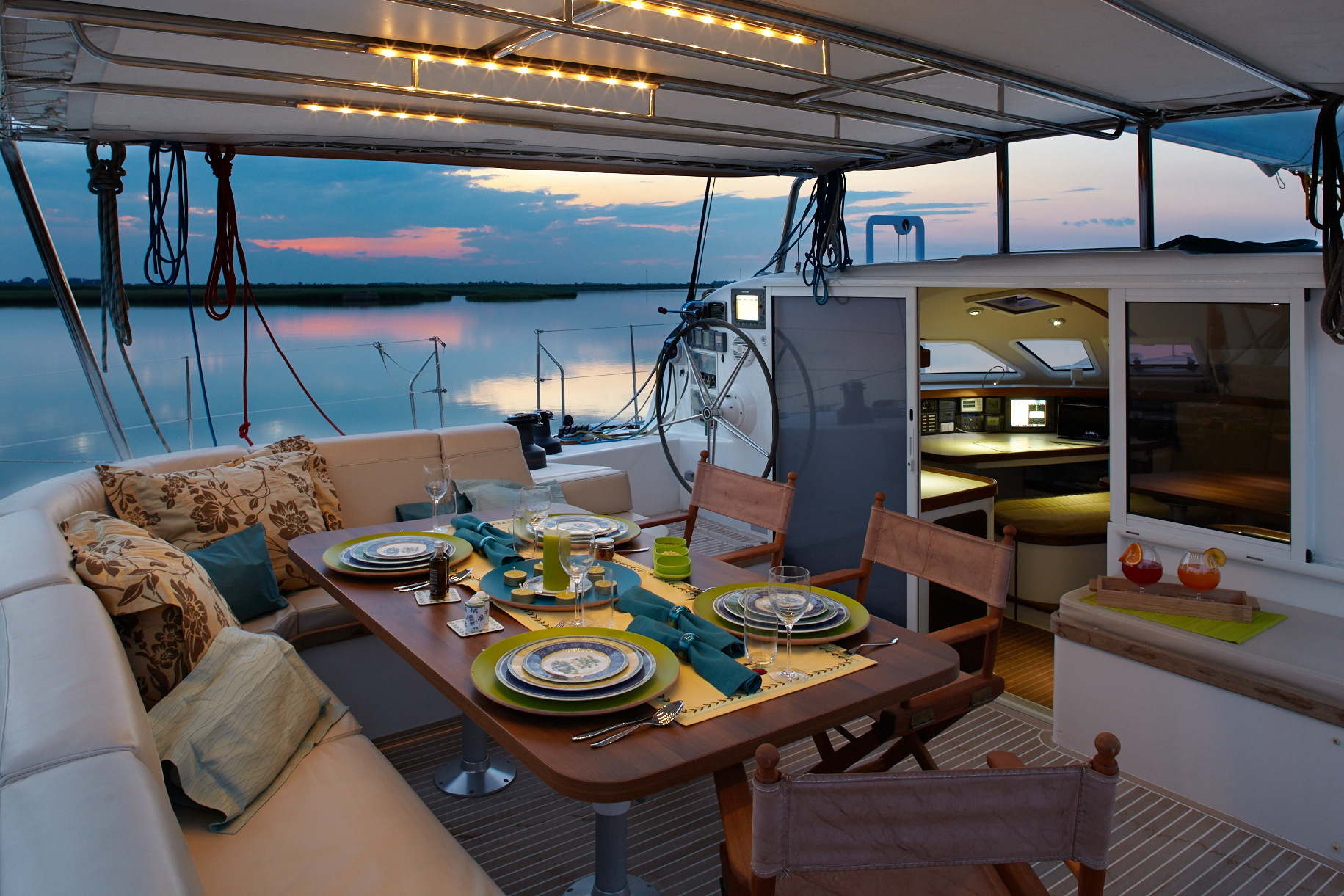 Cat MALISI - Aft Deck Al Fresco Dining at Night.jpg