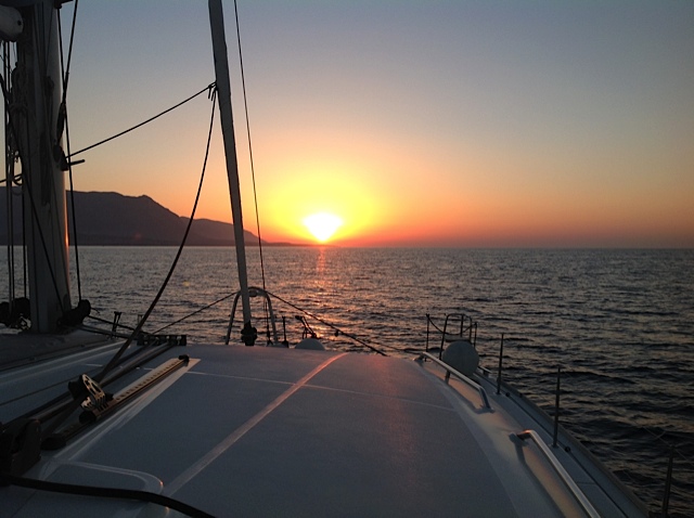 Catamaran OKEANOS -  At Sunset.jpg
