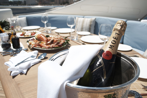 Champagne O Clock -  Lunch on Flybridge.jpg