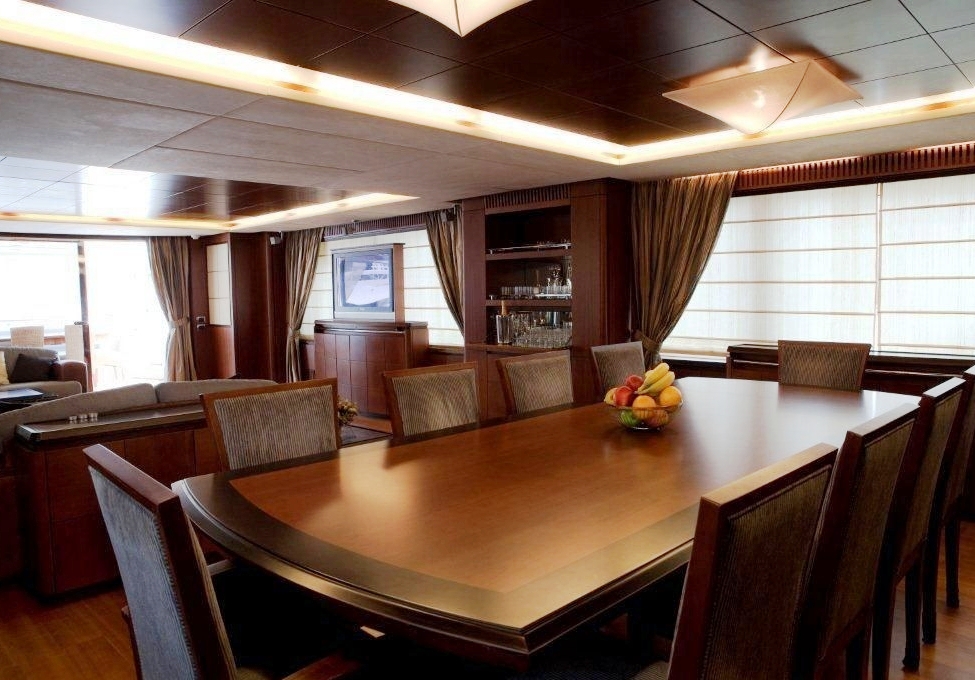 Charter yacht ITACA CLUB -  Formal Dining.jpg