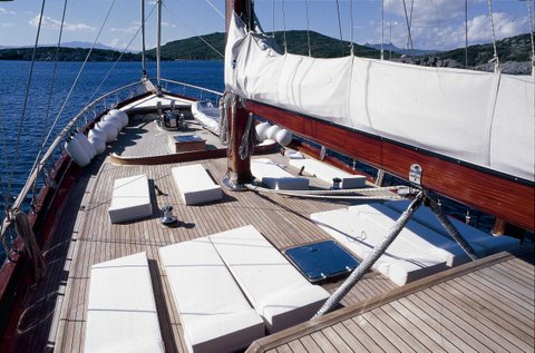 Gulet Eylul Deniz II (aka ED II) -  Forward deck.jpg