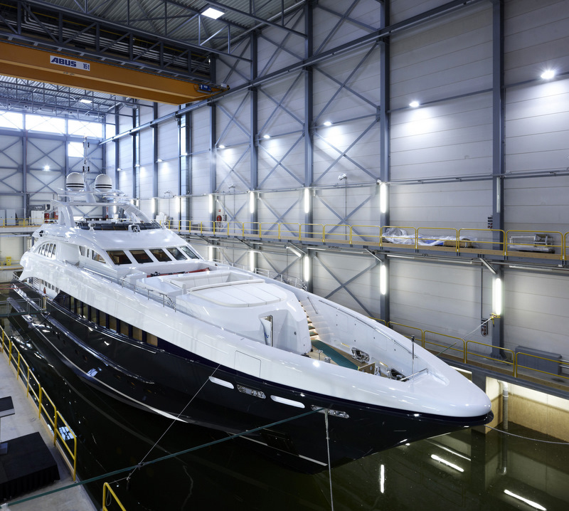 Heesen Super Yacht Lady L ex Project Zentric successfully launched on January 13th.jpg