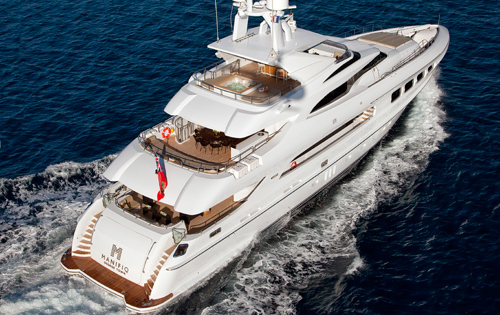 Luxury Charter Yacht MANIFIQ Stern running shot.jpg