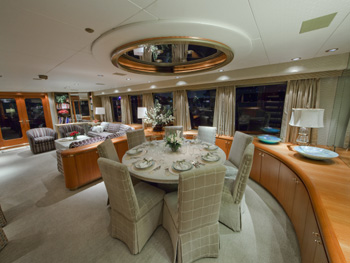 Luxury motor yacht Sea Bear Dining Area.jpg