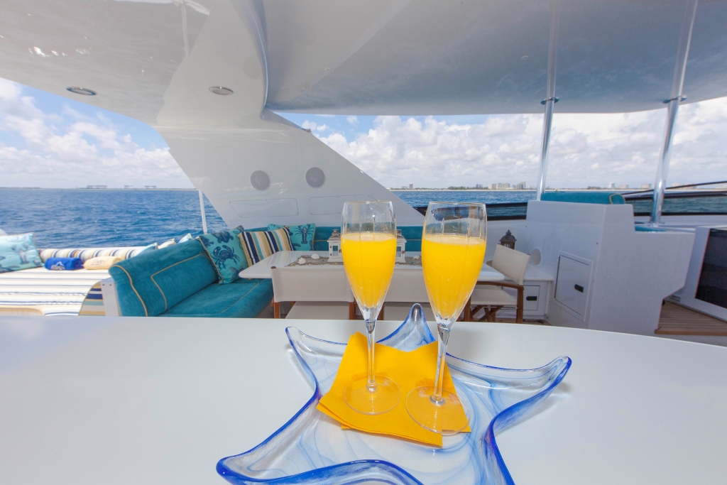 Motor Yacht ASPEN ALTERNATIVE - Sundeck drinks.jpg