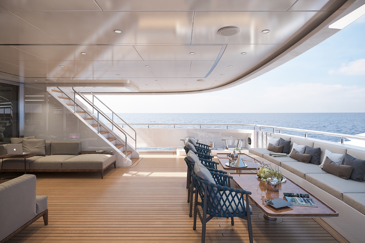 Motor yacht Bilgin 156 - alfresco dining - day.jpg