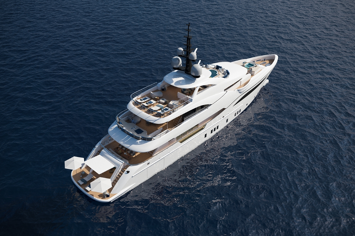 Motor yacht Bilgin 156 - top view .jpg