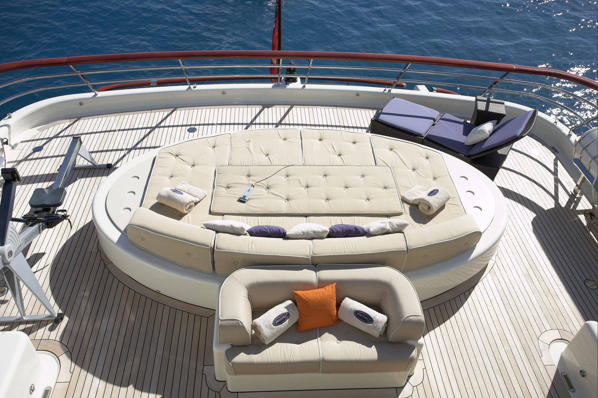 Motor yacht DENIKI - Sunpads incorporating a massage water bed.jpg