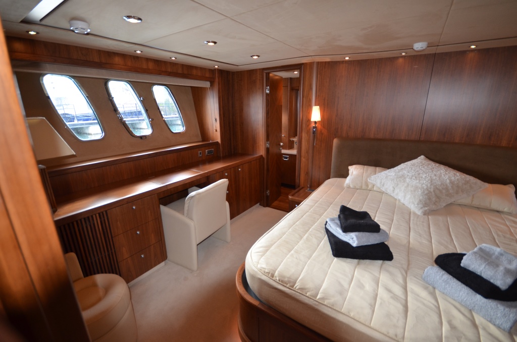 Motor yacht HOOLIGAN - Master Cabin View 2.jpg