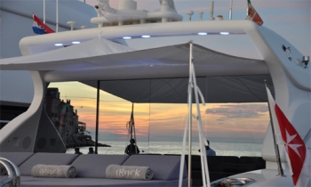 Motor yacht IROCK -  Aft Deck with Sliding Doors.jpg