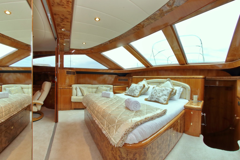 Motor yacht LADY MARCELLE - Master Cabin View 2.jpg