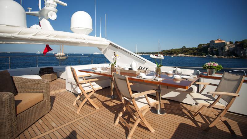 Motor yacht LEILA LINA -  Sundeck Dining.jpg