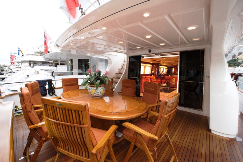 Motor yacht MAGIC DREAM -  Aft Deck Al Fresco Dining.jpg