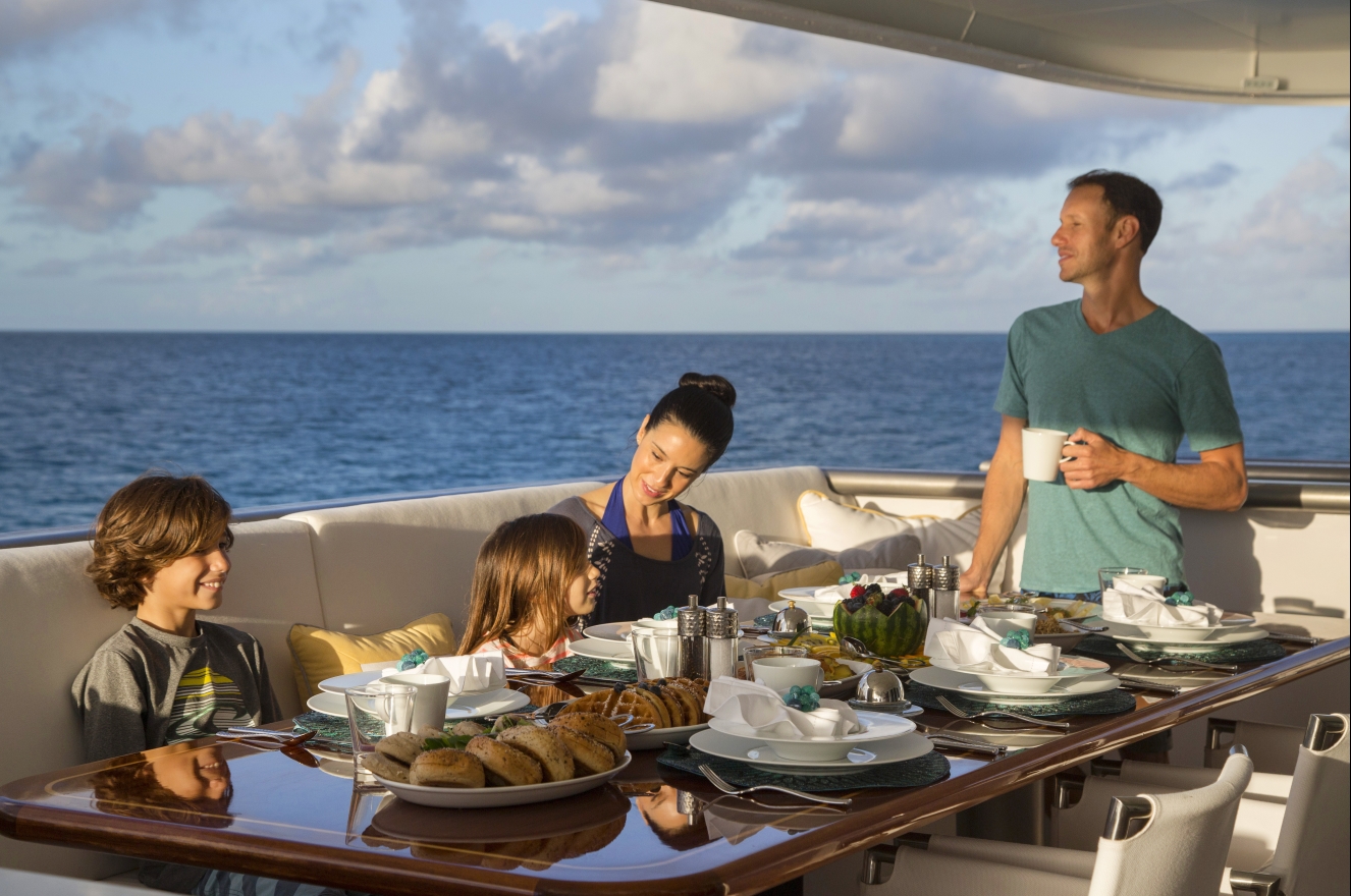 Motor yacht MARCATO - Aft deck alfresco dining.jpg