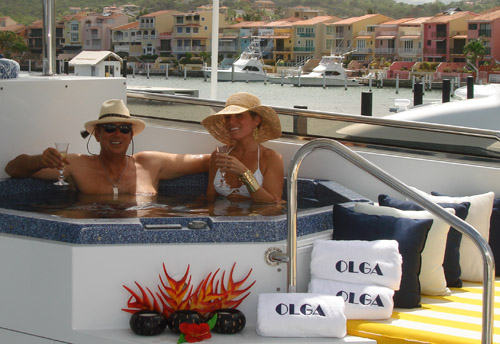 Motor yacht OLGA -  Flybridge Spa Pool.jpg