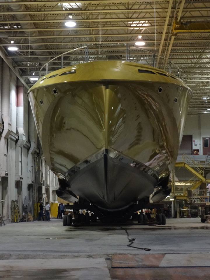 New Palmer Johnson 48M SuperSport superyacht leaving her shed.jpg