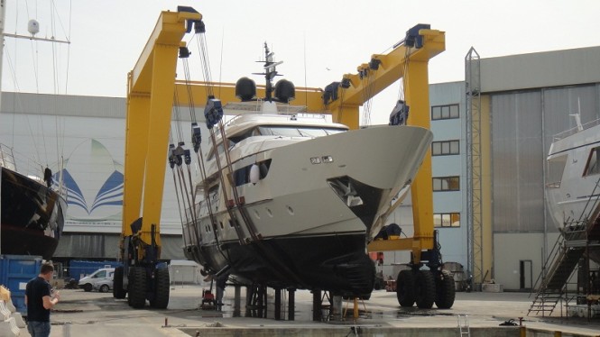 SD122 Motor Yacht Feluca launched by San Lorenzo.jpg