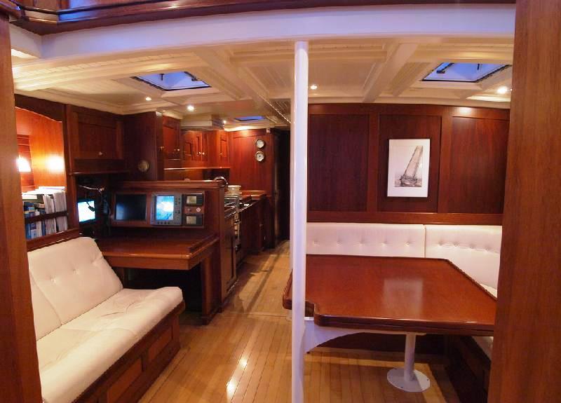 Sail yacht LADY ANN -  Dining and Nav Station.jpg