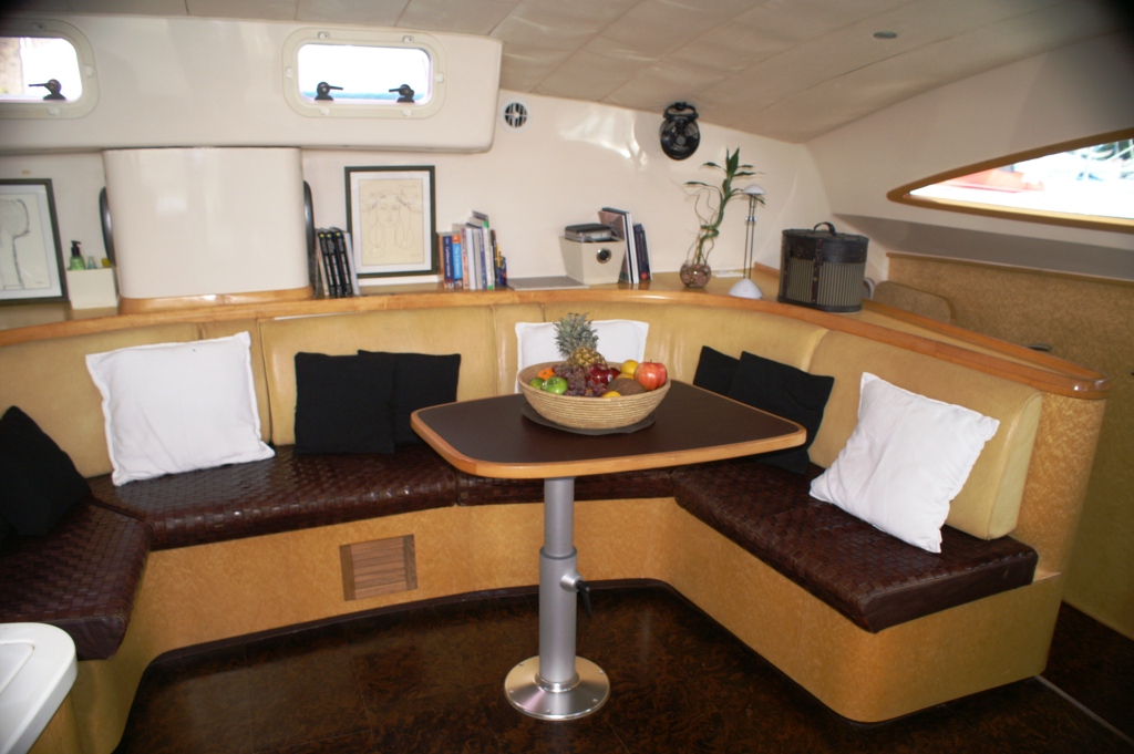 Sailing Catamaran - 42 - Interior Dining.JPG