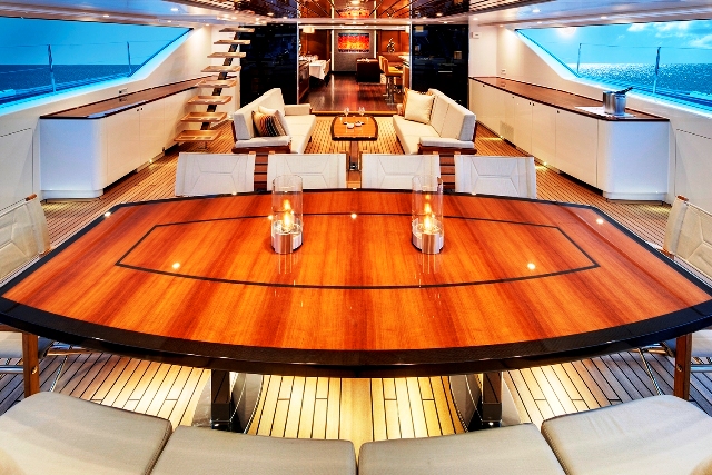 Sailing Yacht Kokomo III - The Aft Deak Cockpit in the evening.jpg
