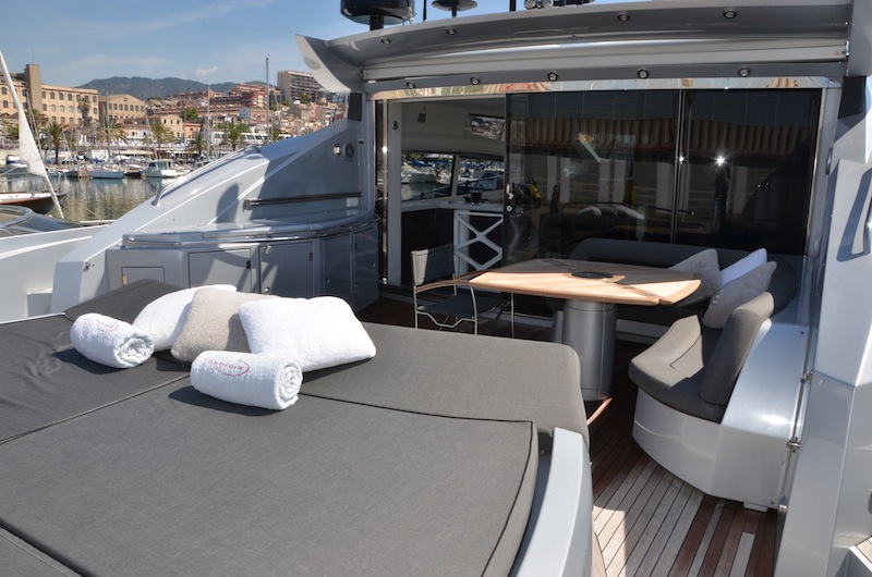 Sunseeker GEORGIA -  Aft Deck Sunpads.JPG