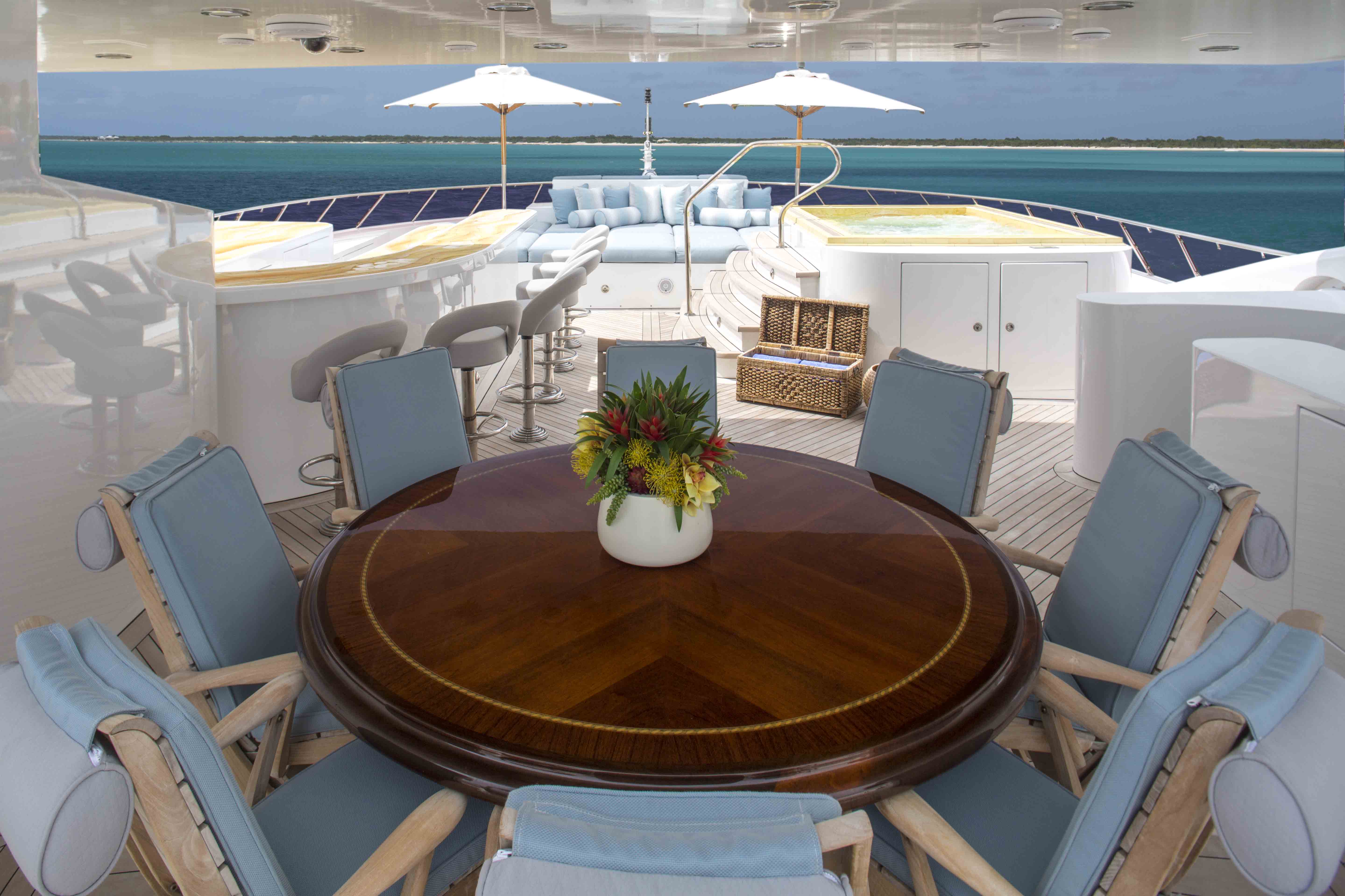 Super yacht UNBRIDLED - Sundeck dining.jpg