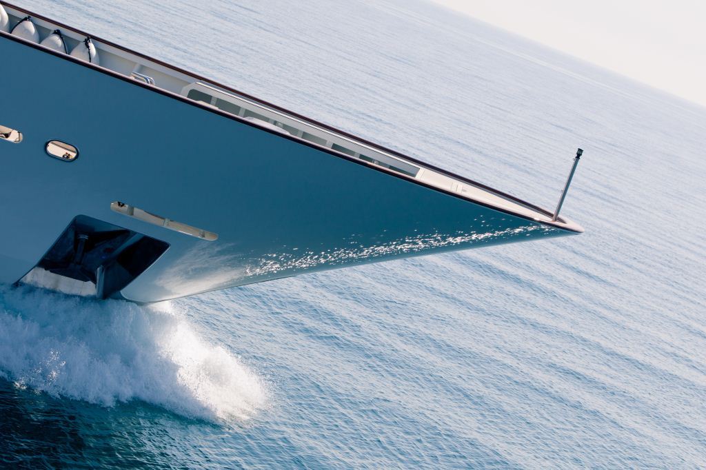 Superyacht PRIDE -  Running Shot of Bow.jpg