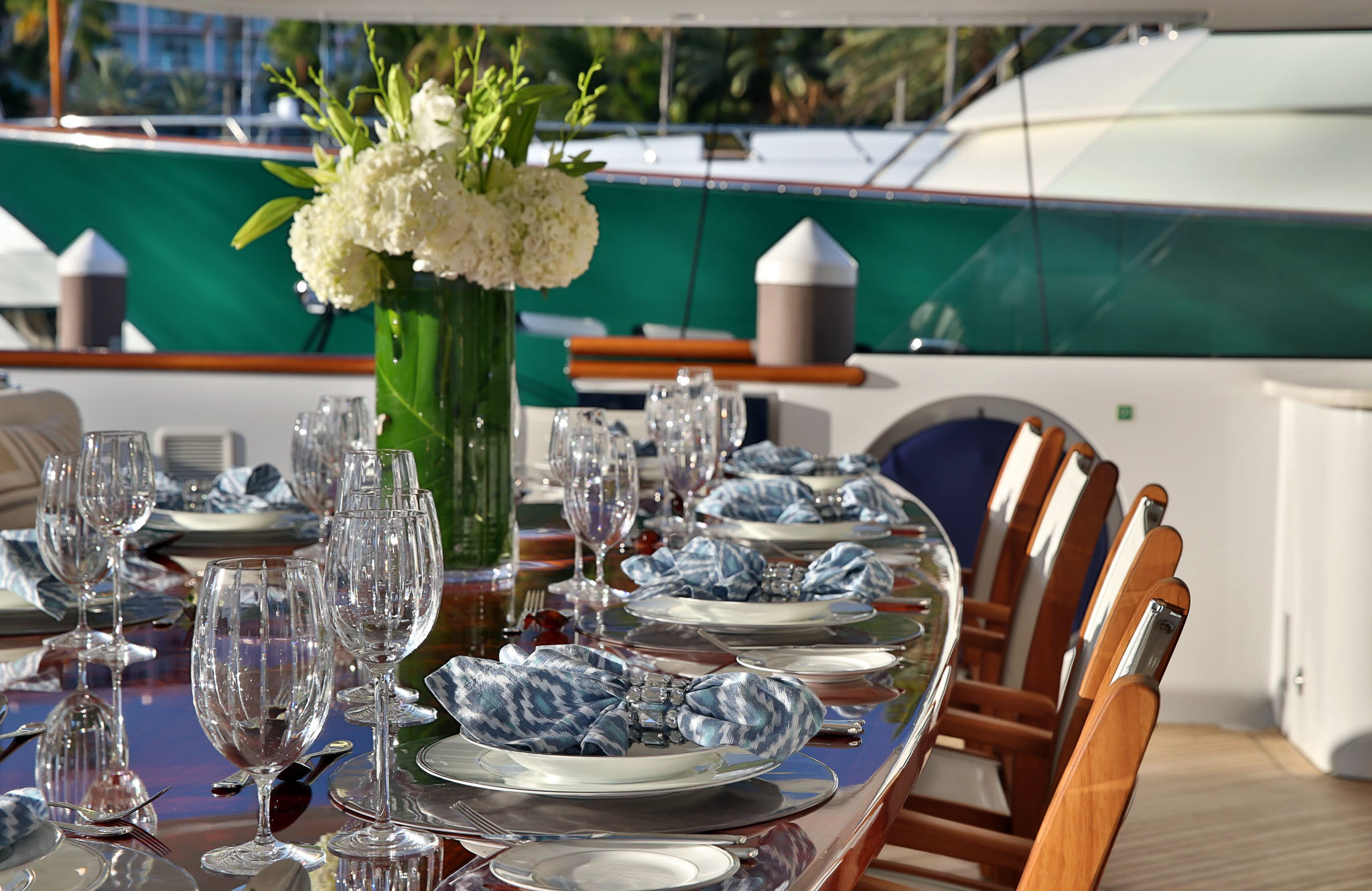 Superyacht REBEL - Alfresco dining detail.jpg