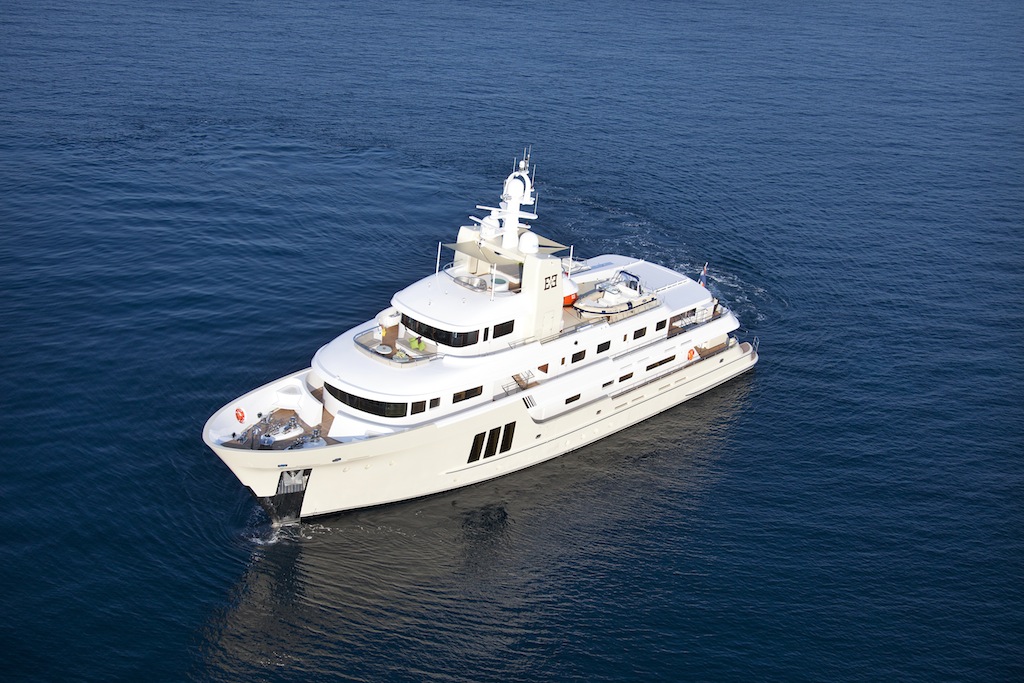 View of the Vripack designed explorer yacht E & E available for charter.jpg