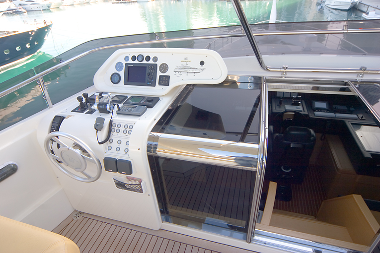Yacht AQUAHOLIC - Sundeck Helm.jpg