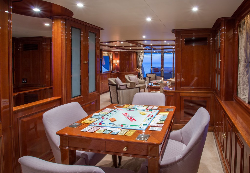 Yacht Camarina Royale -  Main Salon Card Table.jpg