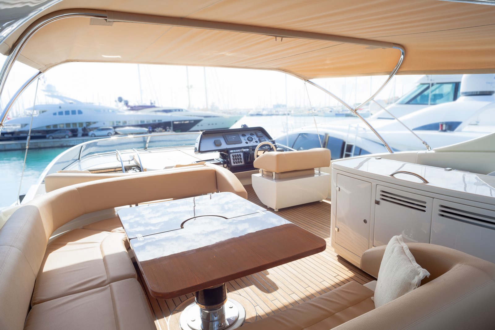 Yacht Dolce Mia - Flybridge View 2.jpg