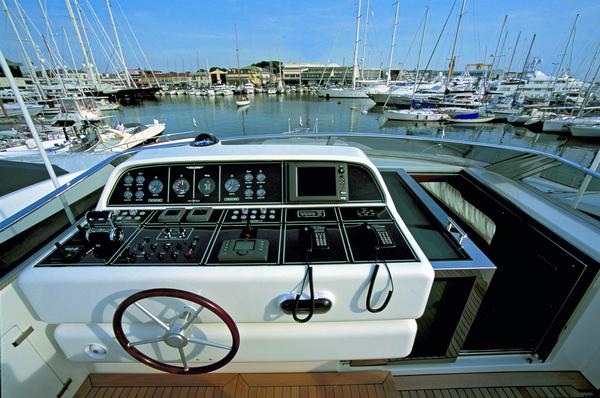 Yacht LUISAMAY -  Flybridge Helm.jpg