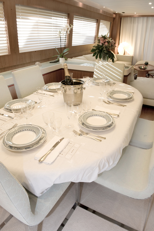 Yacht MARY FOR EVER -  Formal Dining.jpg