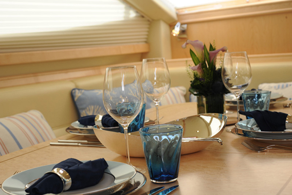 Yacht MORE MAGIC -  Dining Detail.jpg